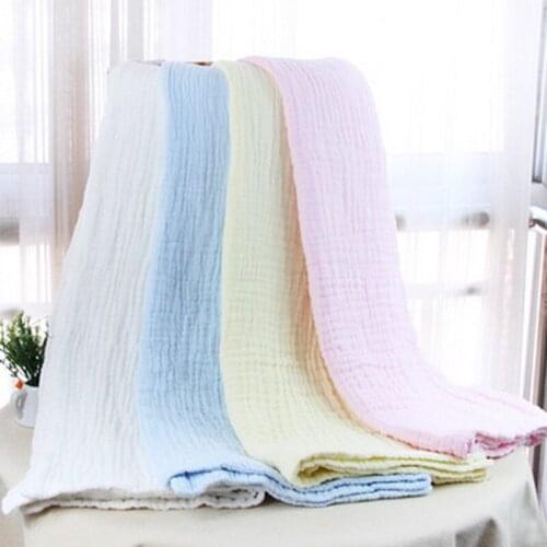 Baby boys girls bath towels 100% cotton Spring and Summer Baby Bath Towel Baby Towel 6Layers Gauze Towel