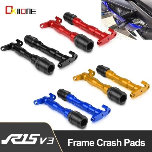 For YAMAHA YZF R15 V3 Motorcycle Frame Crash Pads Engine Case Sliders Protector YZFR15 V3.0 2017 2018 2019 2020 2021 Accessories