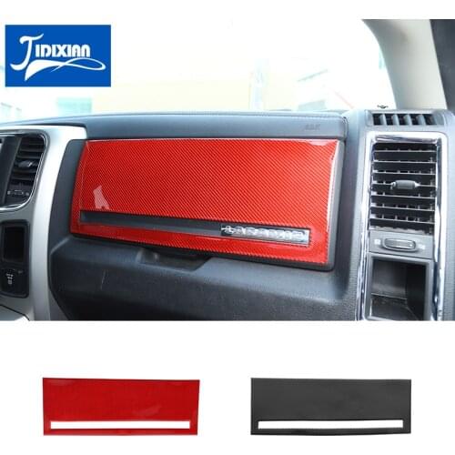 MOPAI Car Copilot Storage Box Panel Decoration Cover Stickers for Dodge RAM 1500 2010-2015 Interior Accessories