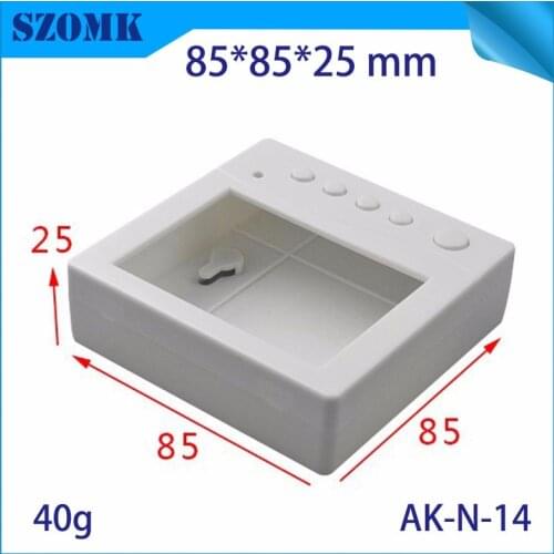 4 pcs /lot white color square junction box with size 85 x85 x25mm with some keypad junction box and Window cutout sensor control