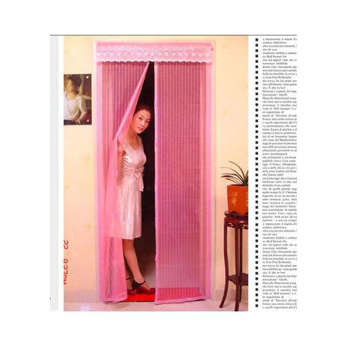 HOT New Hands-Free Mesh Screen Door Magnetic Anti Fly Mosquito Net Doors Curtain