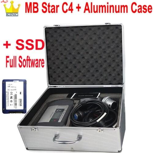 BEST MB STAR C4 SD Connect Multiplexer Compact 4 WIFI STAR C4 Software 2021.06 Diagnostic Scan tool full set free shipping
