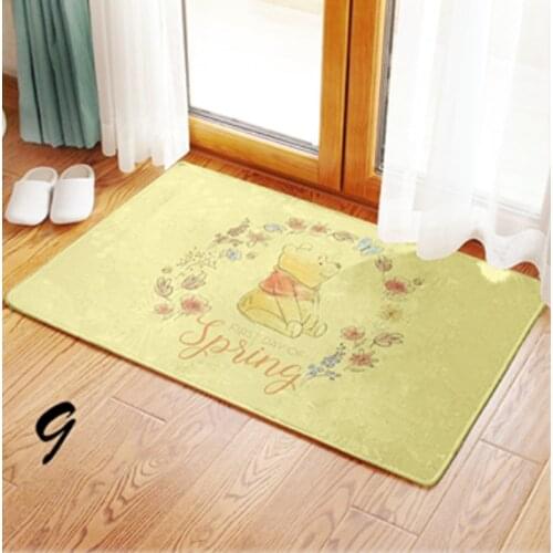 Disney Winnie Pooh Anime Figures Cartoon Product Cosplay Accessories Customized Floor Mat Home Carpets Bedroom Rug Gifts