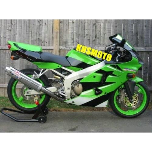 Injection mold Fairing kit for KAWASAKI Ninja ZX6R 00 01 02 ZX6R 636 2000 2001 2002 Green white Fairings set +gifts SL55
