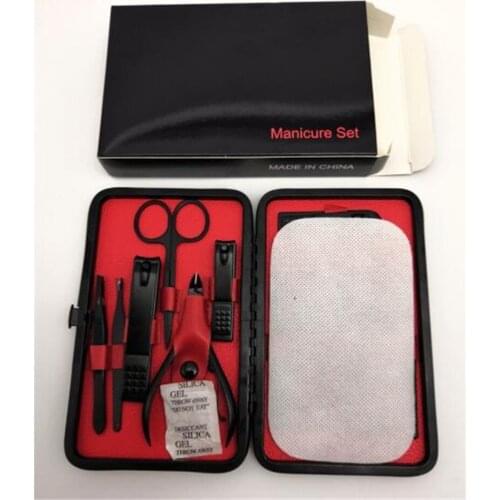 Hot 60sets 15pcs/Set Professional Stainless Steel Nail Clipper Kit Pedicure Scissors Tweezer Knife EarPick Manicure Set Nail Ar