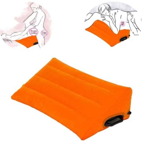 Inflatable Sofa Bed Erotic Sex Toys for Couples Durable Sex Furniture with Handle Large Pillow Fixed Position Love Sex Chair