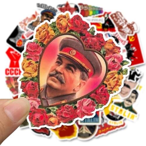 10/30/50PCS/Pack Mixed Soviet Union Stalin USSR CCCP HET Stickers Waterproof PVC Skateboard Guitar Phone Motorcycle Laptop Lugga