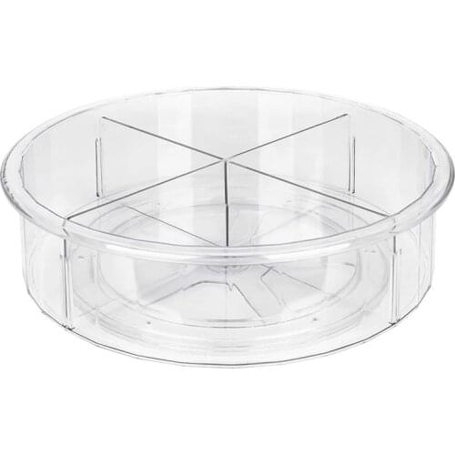 Lazy Susan, Lazy Susan Cabinet Organizer, Organization for Pantry, Countertop, Shelf, Table, Bathroom, Clear