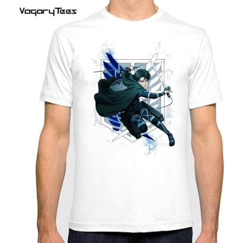 New summer Japan attack on titan Print men Kurapika tshirt cartoon Casual Tops Anime White Tshirt Hipster Cool Streetwear Tshirt