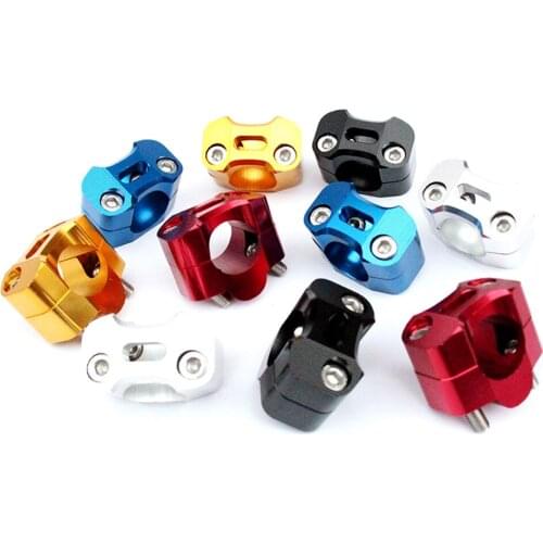 New style CNC Aluminum Motorcycle Pit Dirt Bike Handlebar Fat Bar Adapter Handlebar Mount Riser Clamp 7/8" To 1 1/8 22mm To 28mm