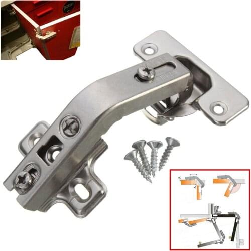 135 Degree Corner Folded Cabinet Door Hinges Kitchen Bathroom Cupboard Hinge 2 Holes for Home Tools