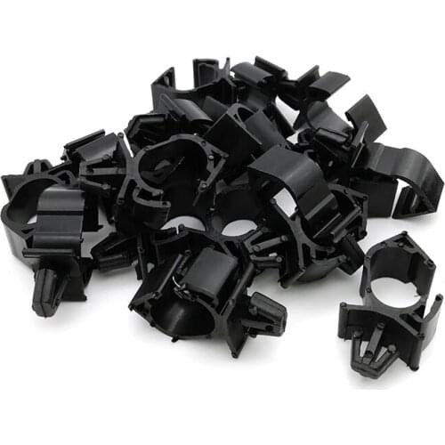 20pcs/lot Plastic Fasteners Car Wiring Harness Fixed Clips Auto Route Tie Cable Clamps