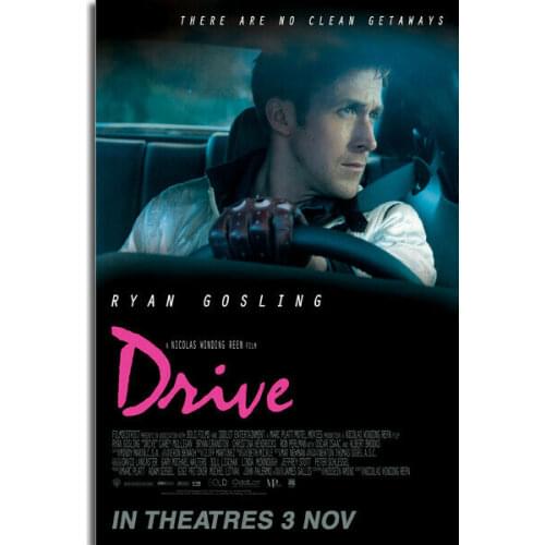 Ryan Gosling Drive Hot Movie 2 Silk Fabric Wall Poster Art Decor Sticker Bright