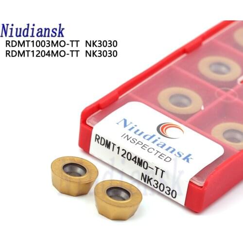 RDMT1003MO-TT RDMT1204MO-TT NK3030 100% Genuine Original high quality carbide inserts lathe tool CNC tool Milling insert