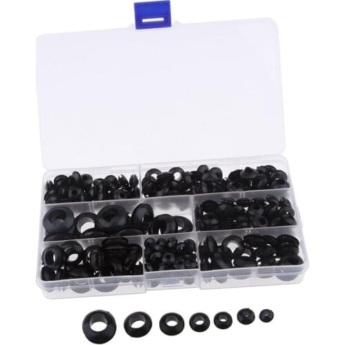 Rubber Grommet Assortment Electrical Wire Gasket Kit M3/M4/M5/M6/M8/M10/M12