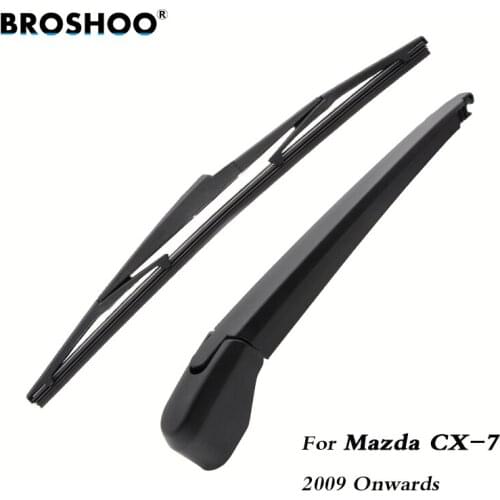 BROSHOO Car Rear Wiper Blades Back Windscreen Wiper Arm For Mazda CX-7 Hatchback (2009-) 355mm,Windshield Auto Styling