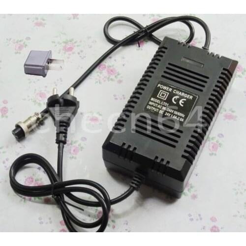 24V 1.6A 1.8A Lead Acid Power Battery Charger 110V 220V Electric Bike Scooter