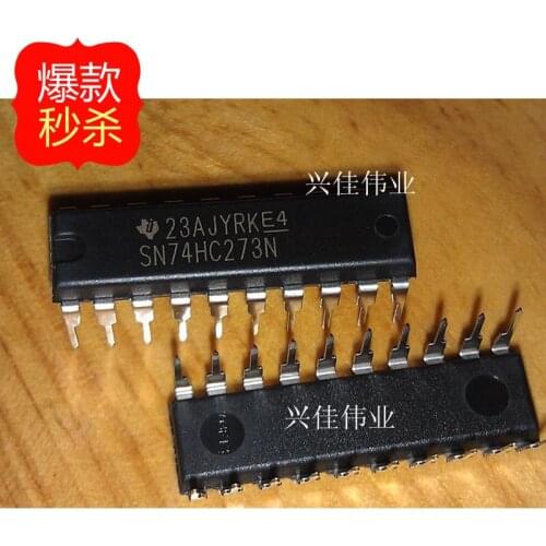 10PCS New original authentic 74HC273 SN74HC273N DIP20 logic chips TI