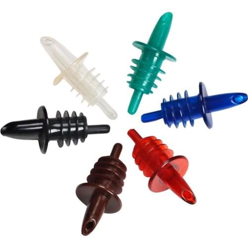 500pcs Plastic Reusable Wine Pourers Liquor Spirit Pourer Wine Whiskey Spout Free Flow Bottle Pourer Wine Disk Bar Supplies