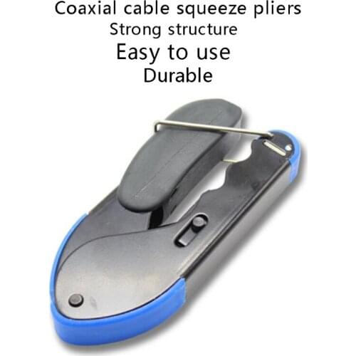 Anti-Rust Cable Stripping Wire Cutters for CATV Home Theater Satellite Security System for Connectors Adapters Anti-Slip