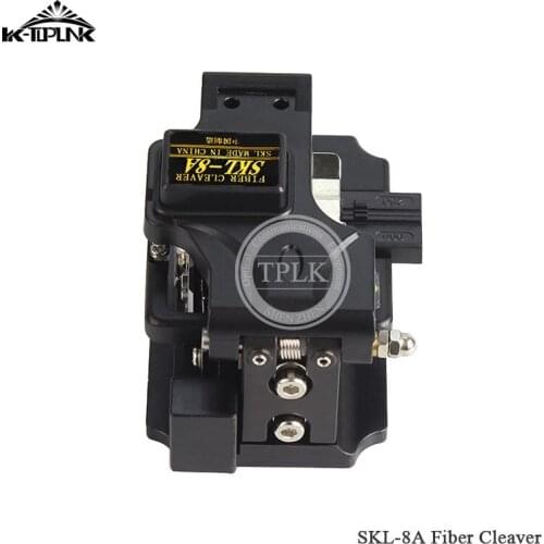 Free shipping SKL-8A Black High Precision Fiber Cleaver FTTH Project Single Mode Fibre Optic Cable Cutter Knife