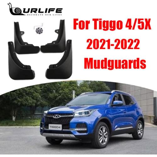 Mudguards For Chery Tiggo 4 5X 2020 2021 4PCS Front Rear Fender Mud Flaps Guard Splash Flap Mudguard Car Accessories Decoration
