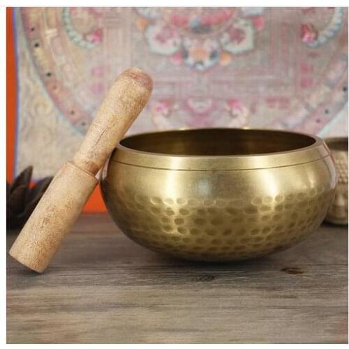 Buddhist chanting supplies bowl Nepal handmade Buddha bowls meditation copper imported large ORAF Singing Bowl Yoga