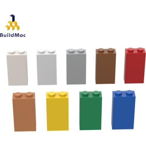 BuildMOC 22886 1x2x3 wall tiles ldd 22886 For Building Blocks Parts DIY Construction Classic Brand gift T