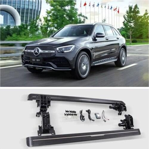 For Benz GLC X253 GLC200 GLC260 GLC300 2019 2020 2021 2022 Electric Automatic Running Boards Side Step Bar High Quality Pedals