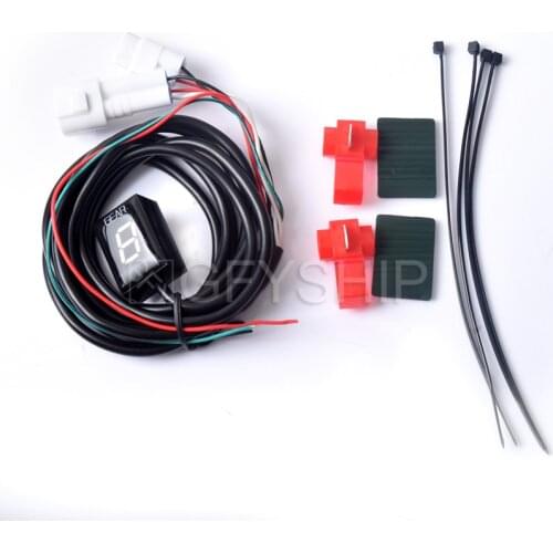For Yamaha R1 1998-2008 YZF R1 XV1900A XVS950A XVS1300A YFM660 YFM700 Motorcycle Gear Indicator 1-6 Level Digital Gear Meter
