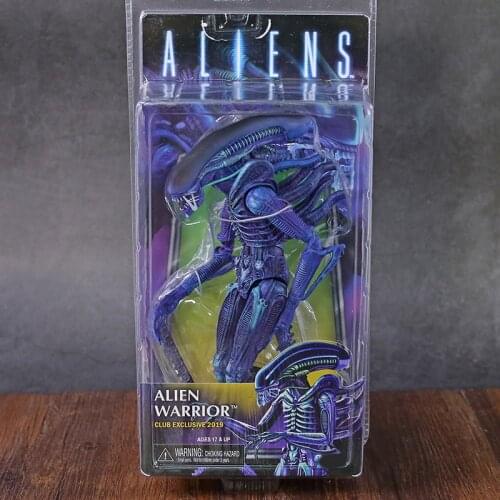 Aliens Club Exclusive 2019 Alien Warrior PVC Alien Figure NECA Action Figure Collection Model Toys