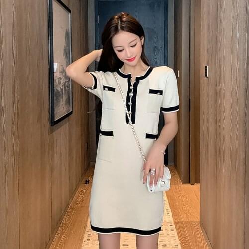 Small sweet wind aristocratic temperament show thin dress dress wind restoring ancient ways of French spring and summer will hav