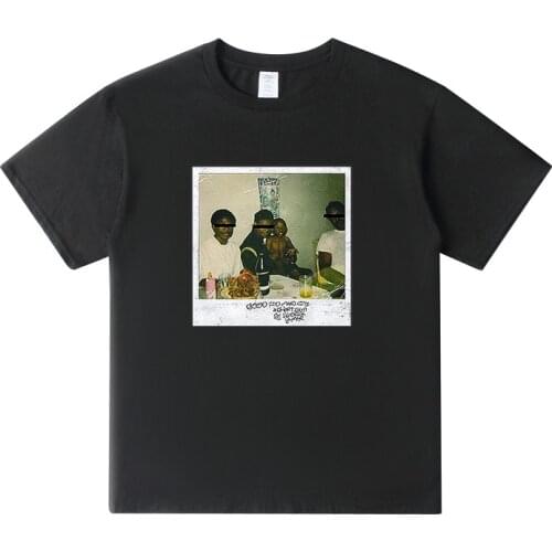 Kendrick Lamar Good Kid Mens / Womens T Shirt Fashion 100% Cotton O-Neck Short Sleeve Tee Shirts Loose Print