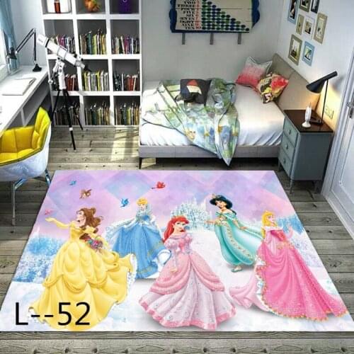 2020 New Frozen Mickey Cartoons Non-slip Floor Children Printed Bathroom Room Living Room Stepping Mat Door Ma Decoration Gift