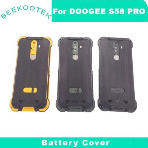 New Original For Doogee S58 pro Phone Battery Cover Back Cover Replacement Accessories+Fingerprint Sensor Cable