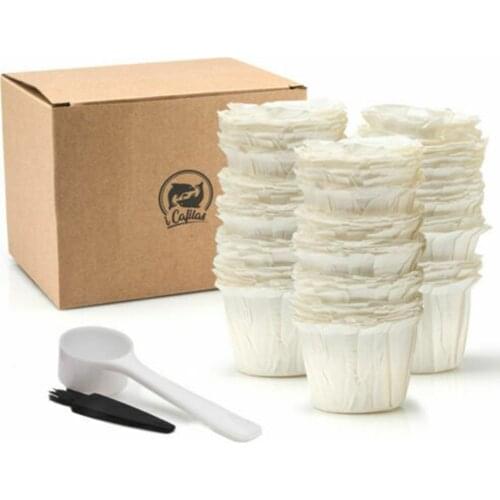 Disposable Paper Filters Cups K-Cup 2.0 & 1.0 Fit For Keurig Coffee Machine Refillable Coffee Capsule K Cup Baskets