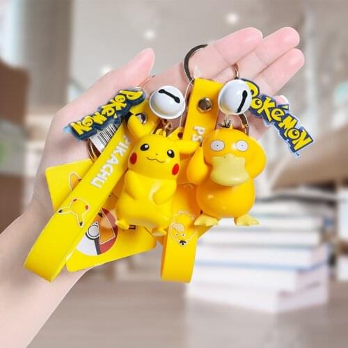 Genuine Pokemon Action Figure Pikachu Keychain Genuine Pokemon Keychain Action Figure Pikachu Keychain Personalized Keychain
