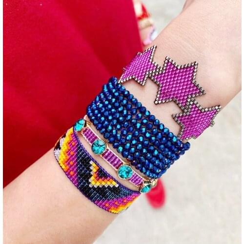 Pretty Bead Miyuki Bracelet evil eye Bracelets For Women Jewellery Gift Jewelry Girl Handmade Woven Pulseras Wholesale