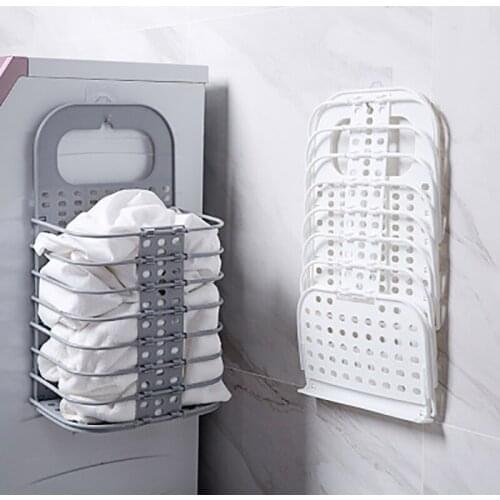 Foldable Laundry Basket Dirty Clothes Storage Basket Plastic Toy Storage Holder Household Organize Container