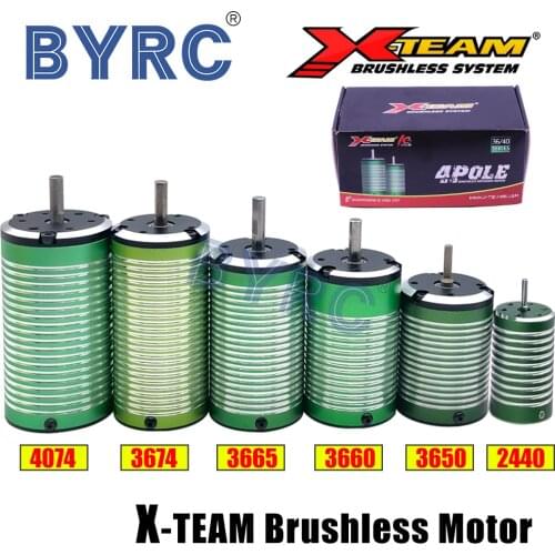 X-Team Brushless Motor 2440 3650 3660 3665 3674 4074 for 1/16 1/8 1/10 RC Car Truggy Trial On-road Buggy Drift RC Boats Monster
