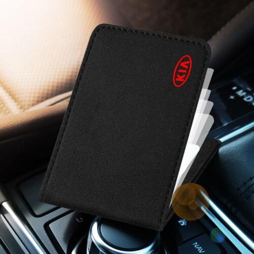 1pcs Car Driver License Set Protective Cover For KIA Logo K2 K3 KX3 K4 K5 Cerato Ceed Rio Forte Sportage Sorento Picanto ABS