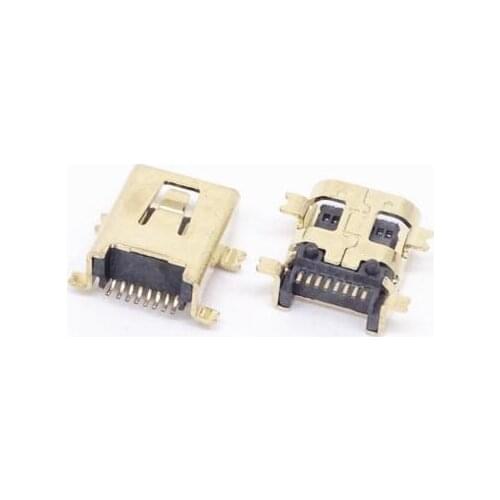 10PCS Mini USB 8 Pin SMT SMD PCB Socket Connector