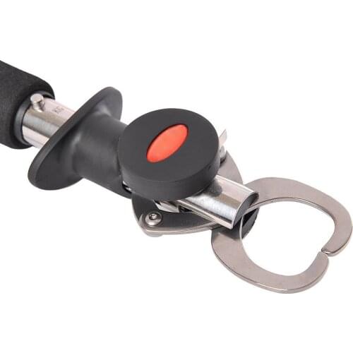 13pcs Portable Stainless Steel Fish Lip Gripper w/ Scale Ruler