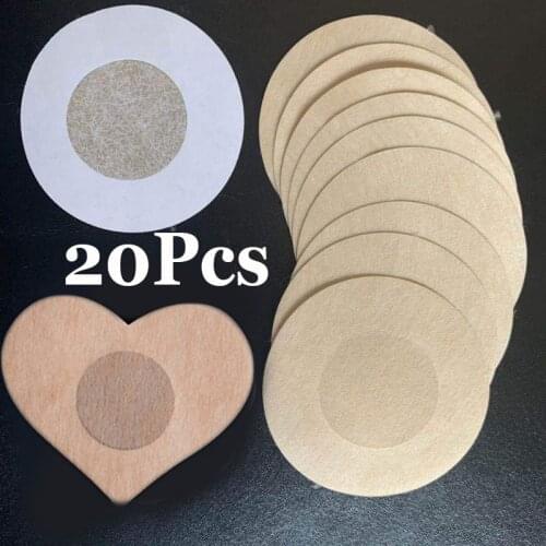 20pcs Womens Invisible Breast Lift Tape Overlays on Bra Nipple Stickers Chest Stickers Adhesivo Bra Nipple Covers Accessories