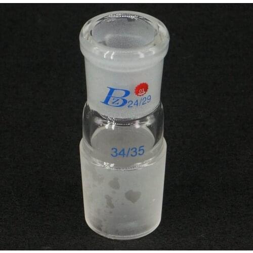 24/29 Female to 34/35 Male Joint Lab Glass Enlarging Transfer Adapter Glassware