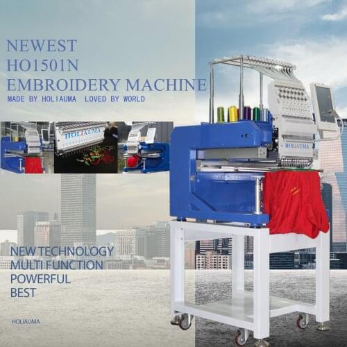 450*650 mm bigger embroidery size one head similar swf commercial embroidery machine with 15 needles