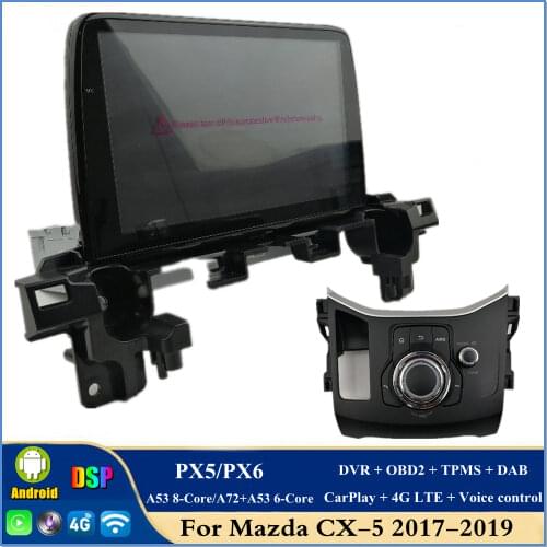 CarPlay DSP PX6 9" Android 10 Car Radio DVD GPS Navi for Mazda CX-5 CX 5 2017 2018 2019 Bluetooth 5.0 WIFI Multimedia Player
