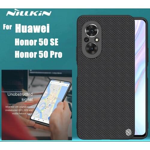 Nillkin for Huawei Honor 50 Pro Honor50 Pro 50SE case back cover Textured protective Nilkin nylon fiber TPU PC cases