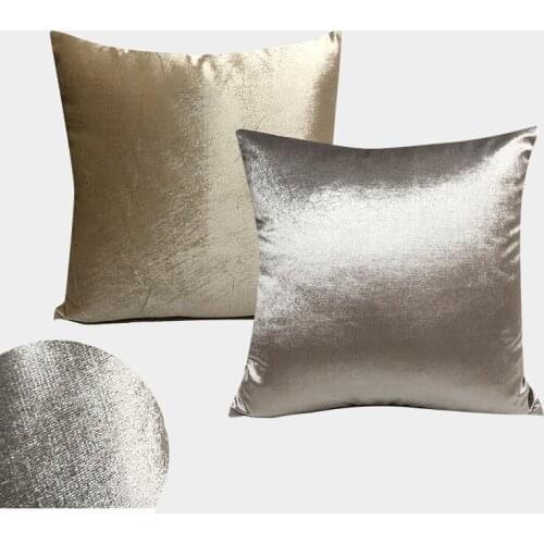 Silver Gold Luxury Pillow Cases Throw Cushion Covers Party Christmas Decorative Pillow Covers