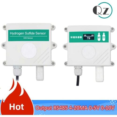 Hydrogen sulfide gas sensor H2S transmitter gas pollution digital output hydrogen sulfide detector h2s gas monitor RS485 4-20MA
